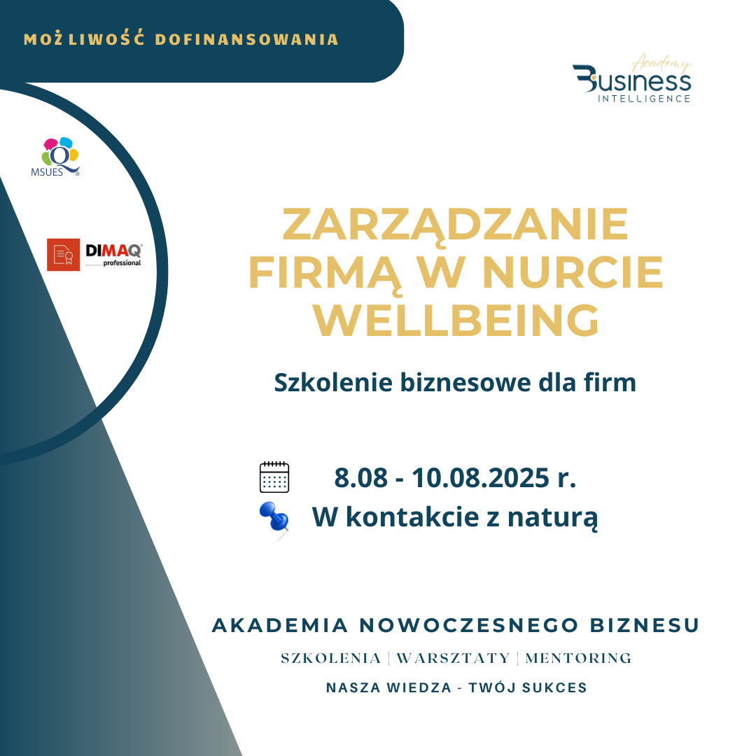 szkolenie zarządzanie w nurcie wellbeing